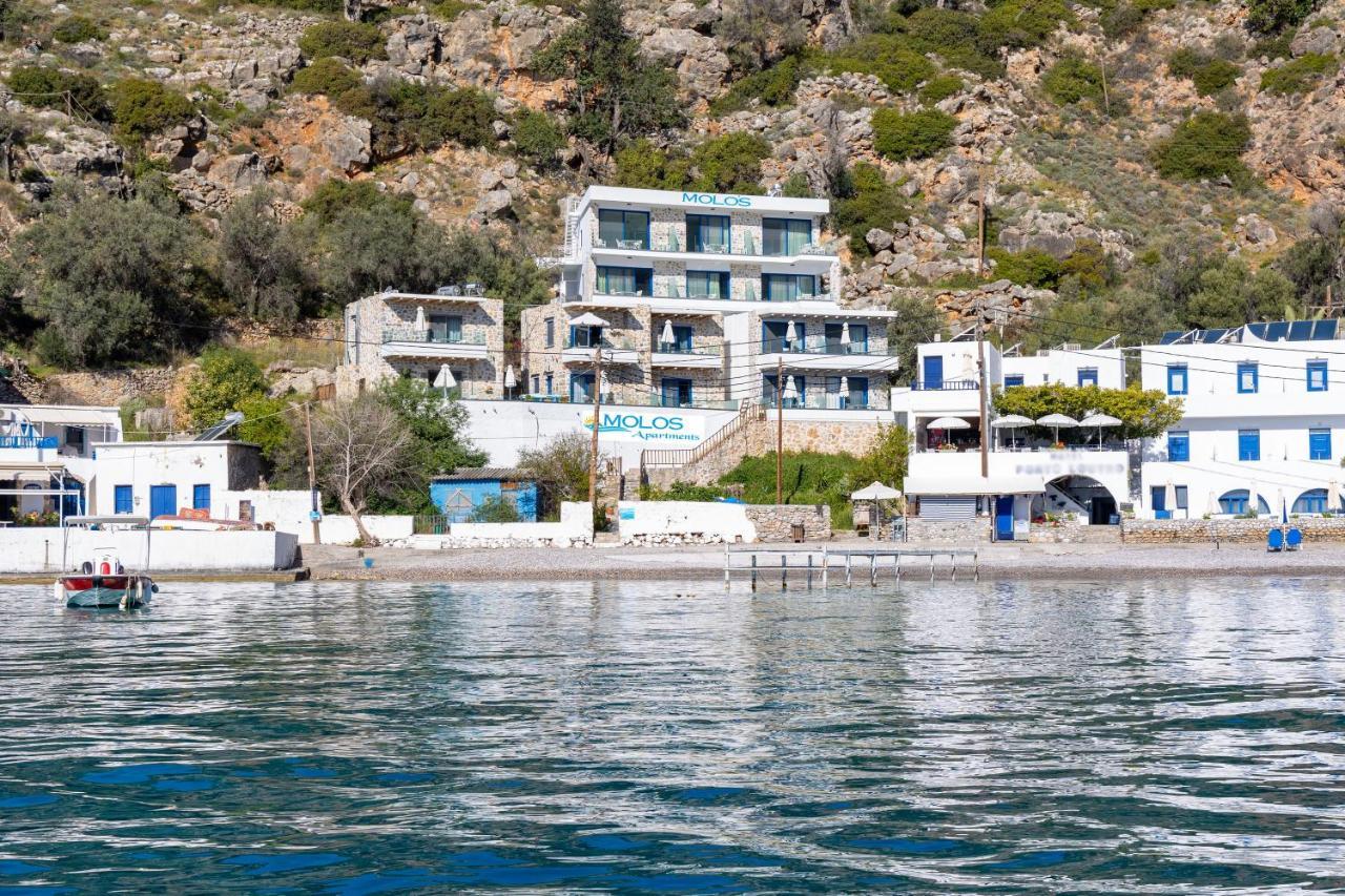Molos Apartments Loutro Esterno foto
